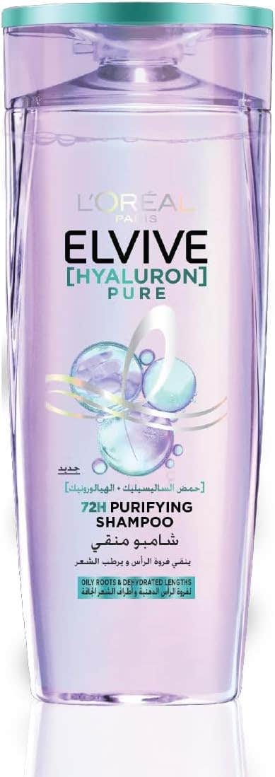 L’Oréal Paris Elvive Hyaluron Pure Purifying Shampoo for Oily Hair 600ML