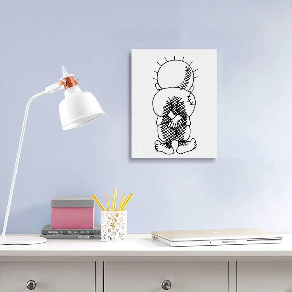 palestine HANDALa Wall Poster for Home, Office (A4, with Frame, Multicolor, 30 x 20)
