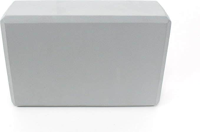 High Density Eco-Friendly Yoga Block for Strength, Flexibility & Balance - Grey