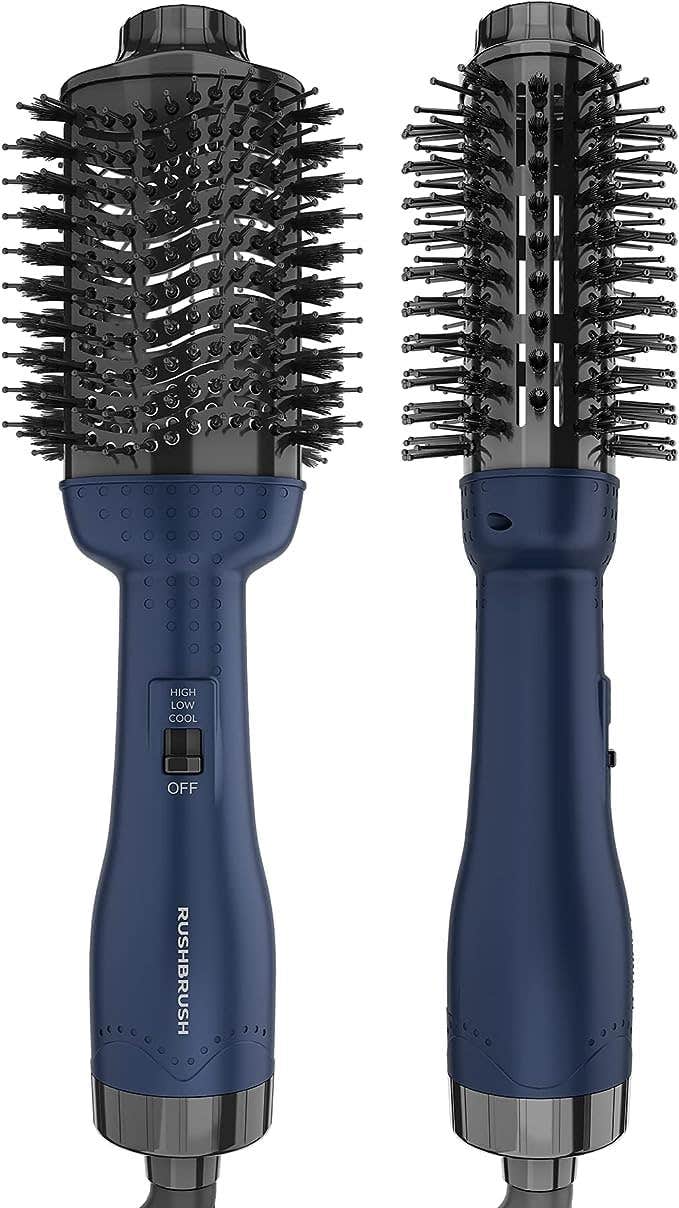 Rush Brush Navy Hair Volumizing Brush RB V2 Pro - 1300 Watts