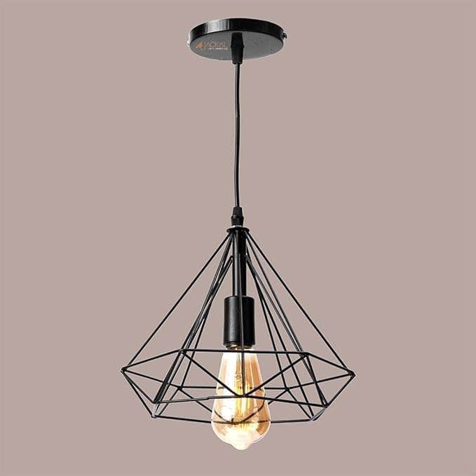 Modern Diamond Cluster Pendant Light - Hanging Ceiling Chandelier - Indoor/Outdoor Lighting