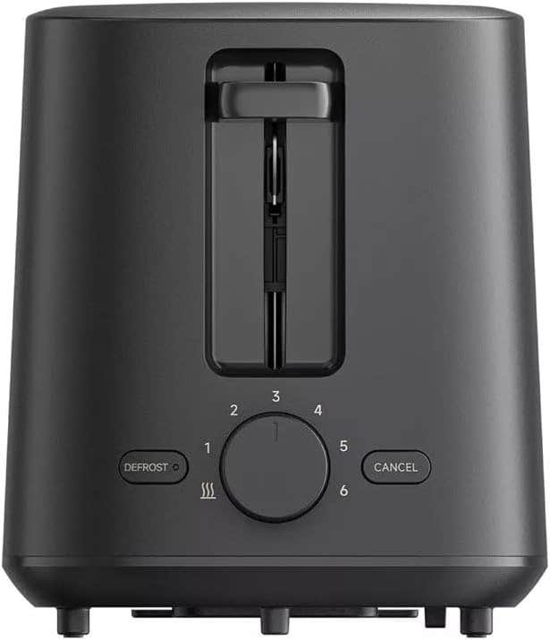 "XIAOMI 930W Black Metal Toaster with Flip-Free Cooking Feature - Model BHR8811EU"