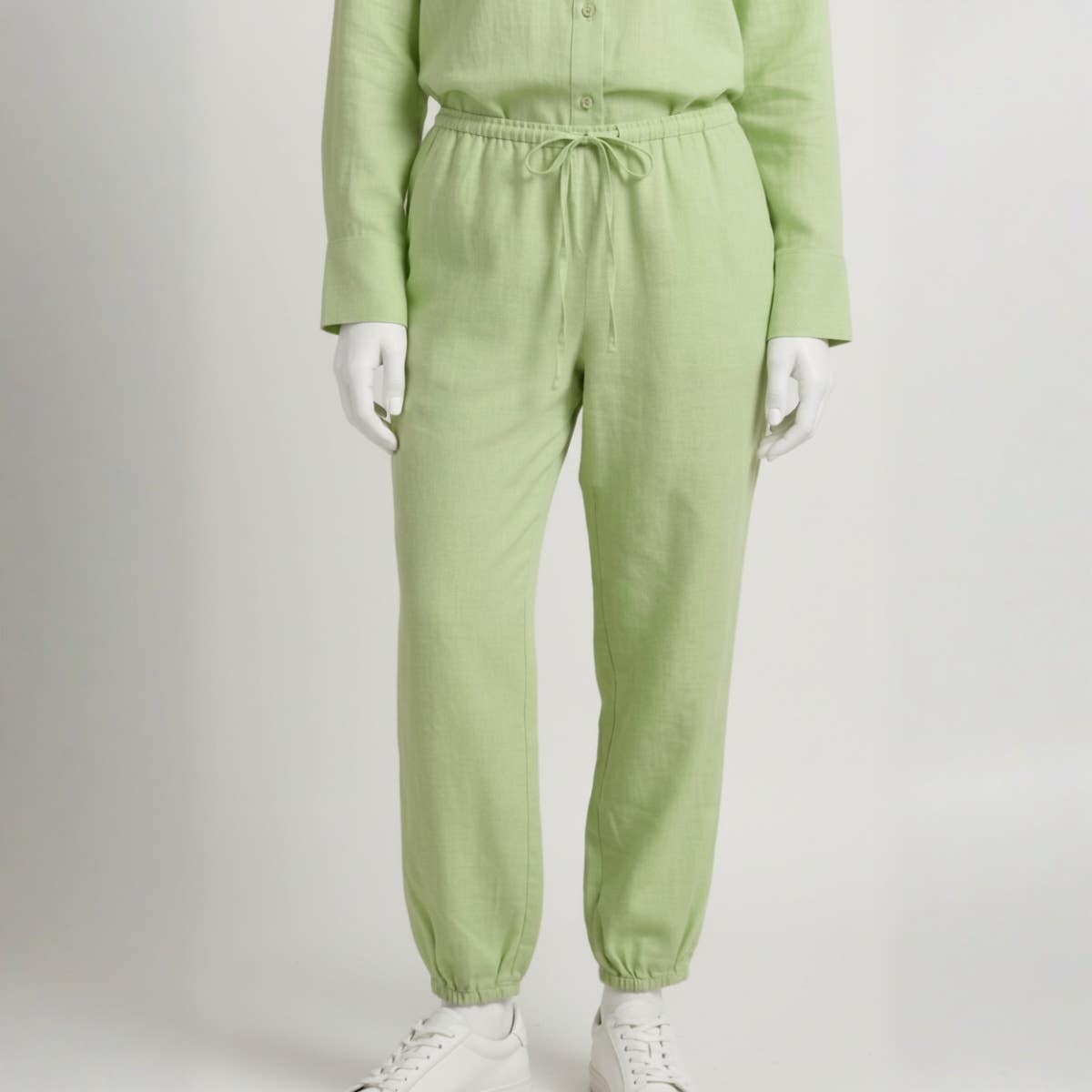 Carinawear Elastic Hem Lounge Pants | Cotton Blend, Relaxed Fit, Drawstring Waist