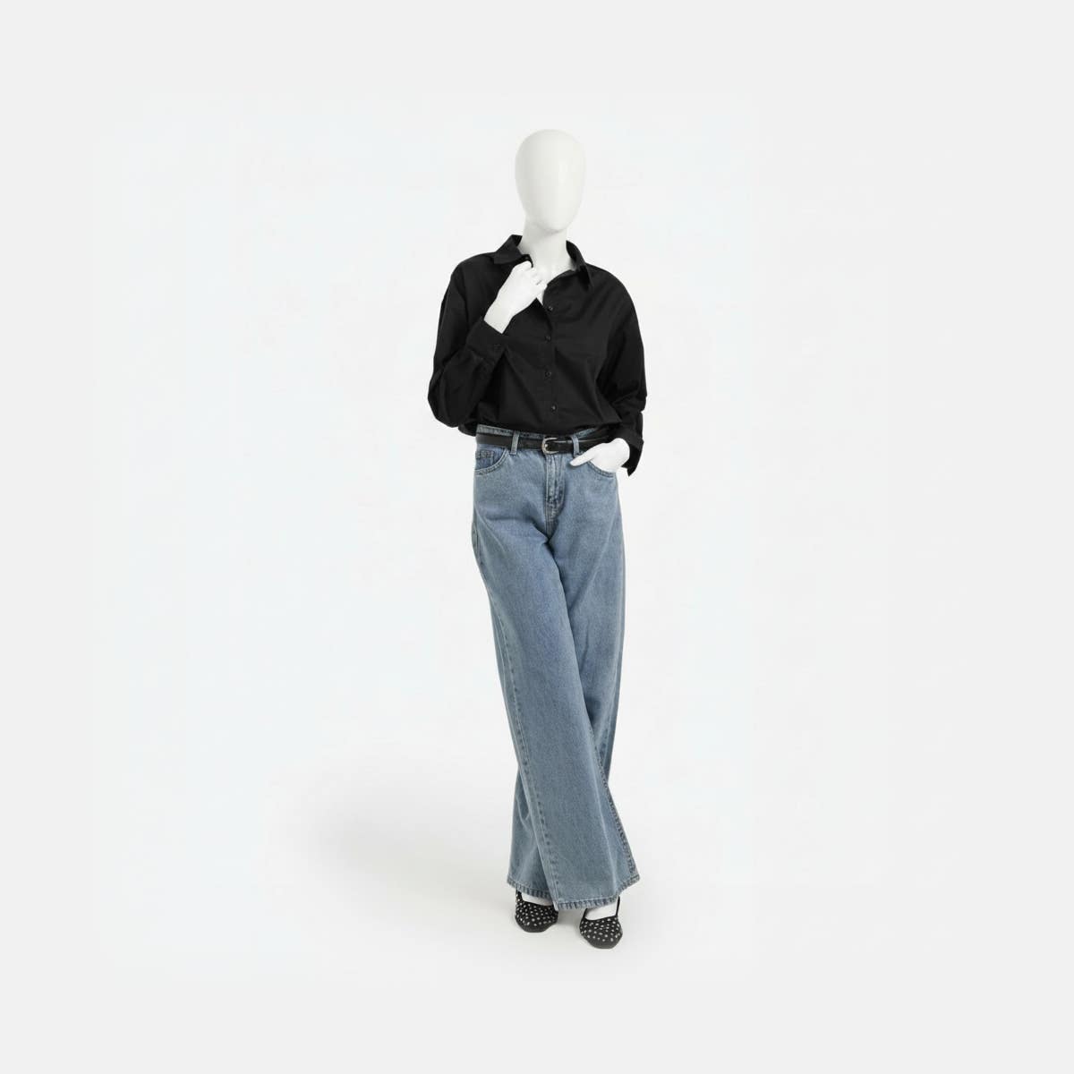 Relaxed High-Low Shirt