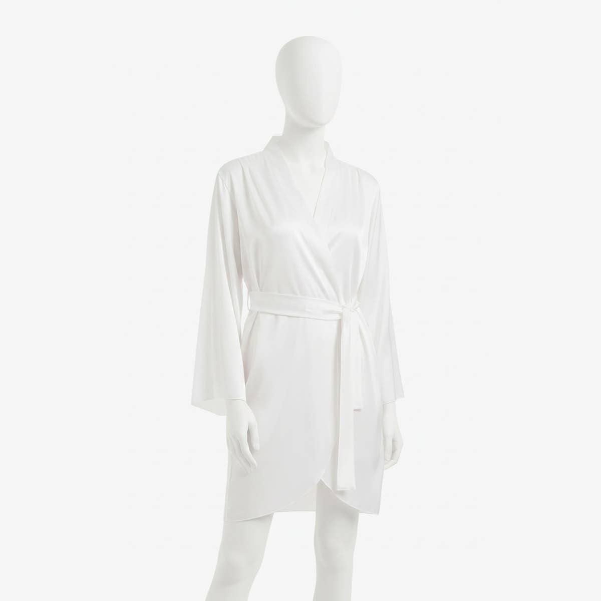 V-Neck Asymmetrical Robe