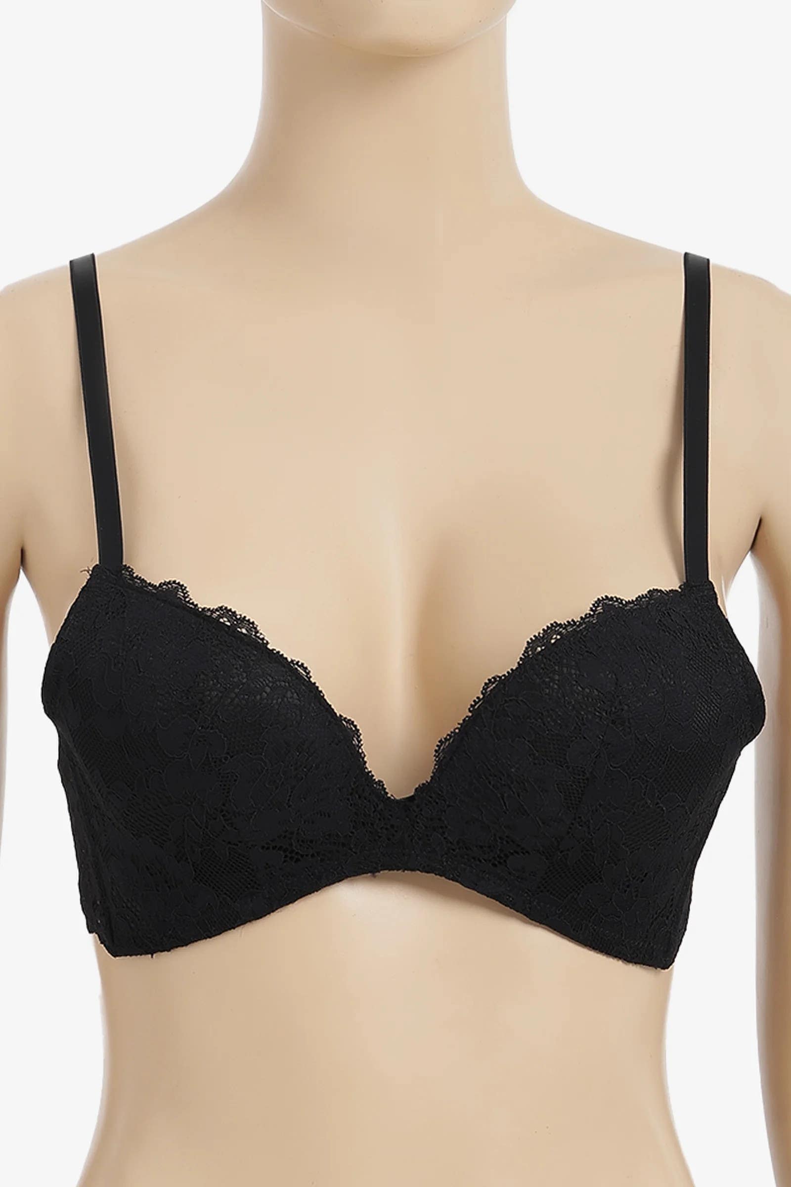 Floral Lace Padded Bra