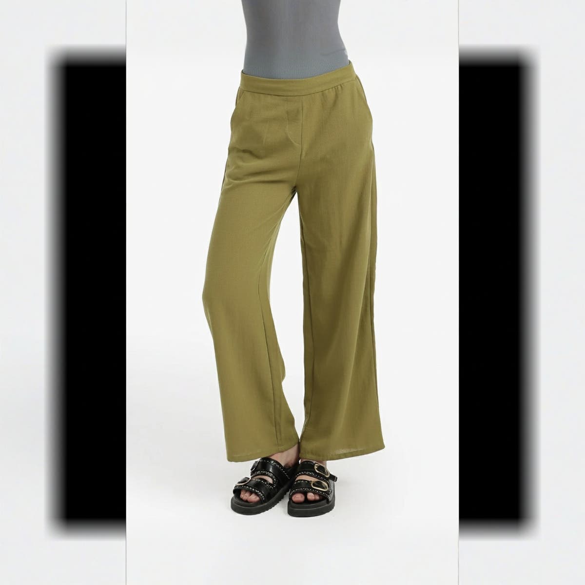 Wide-Leg Lounge Pants