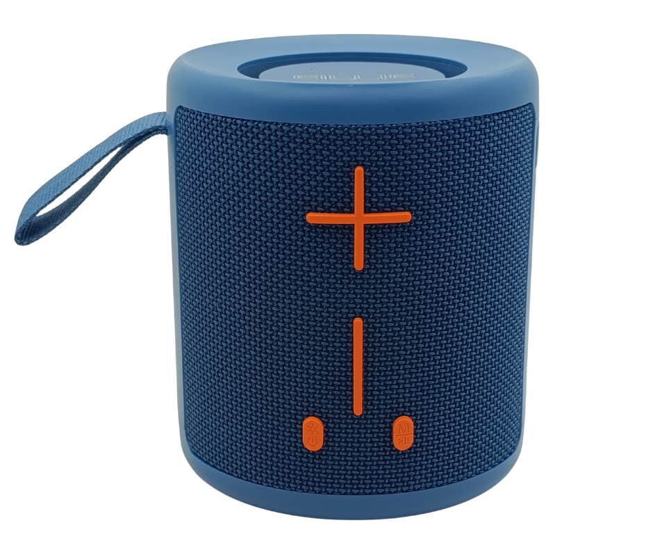 Ellle EHH-328 Portable Bluetooth Speaker with RGB Lights – Stereo Sound, TF Card & USB Support Blue