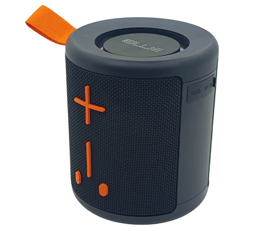 Ellle EHH-328 Portable Bluetooth Speaker with RGB Lights – Stereo Sound, TF Card & USB Support Black