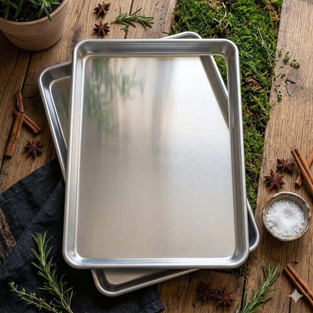 Aluminum Baking Tray 60x40 cm - High Quality & Durable