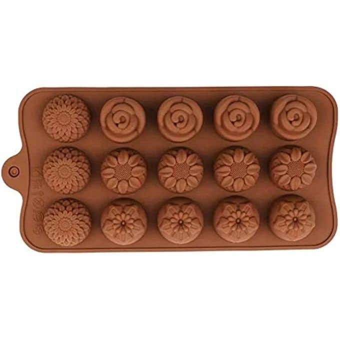 Premium Silicone Chocolate Mold with Jelly Container - Food-Safe & Non-Stick