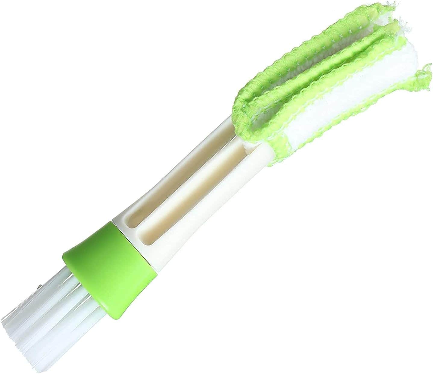 Generic Cleaning Brush for Air Conditioner - White and Green