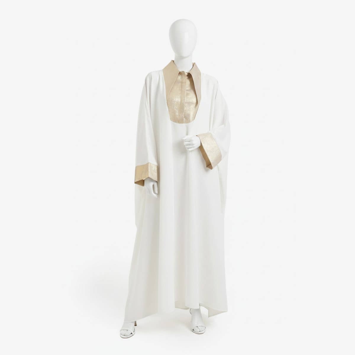 Contrast Cuff Maxi Cardigan