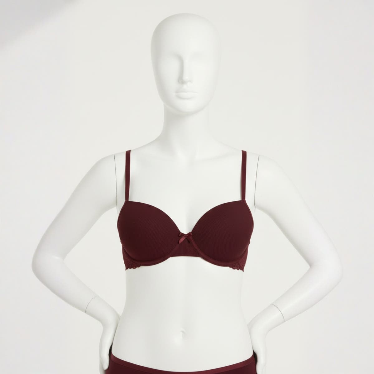 Push-Up Ribbed Bra