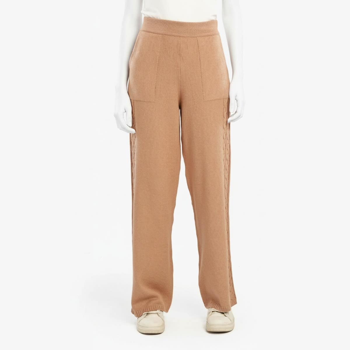Lounge Pants with Cable Knit