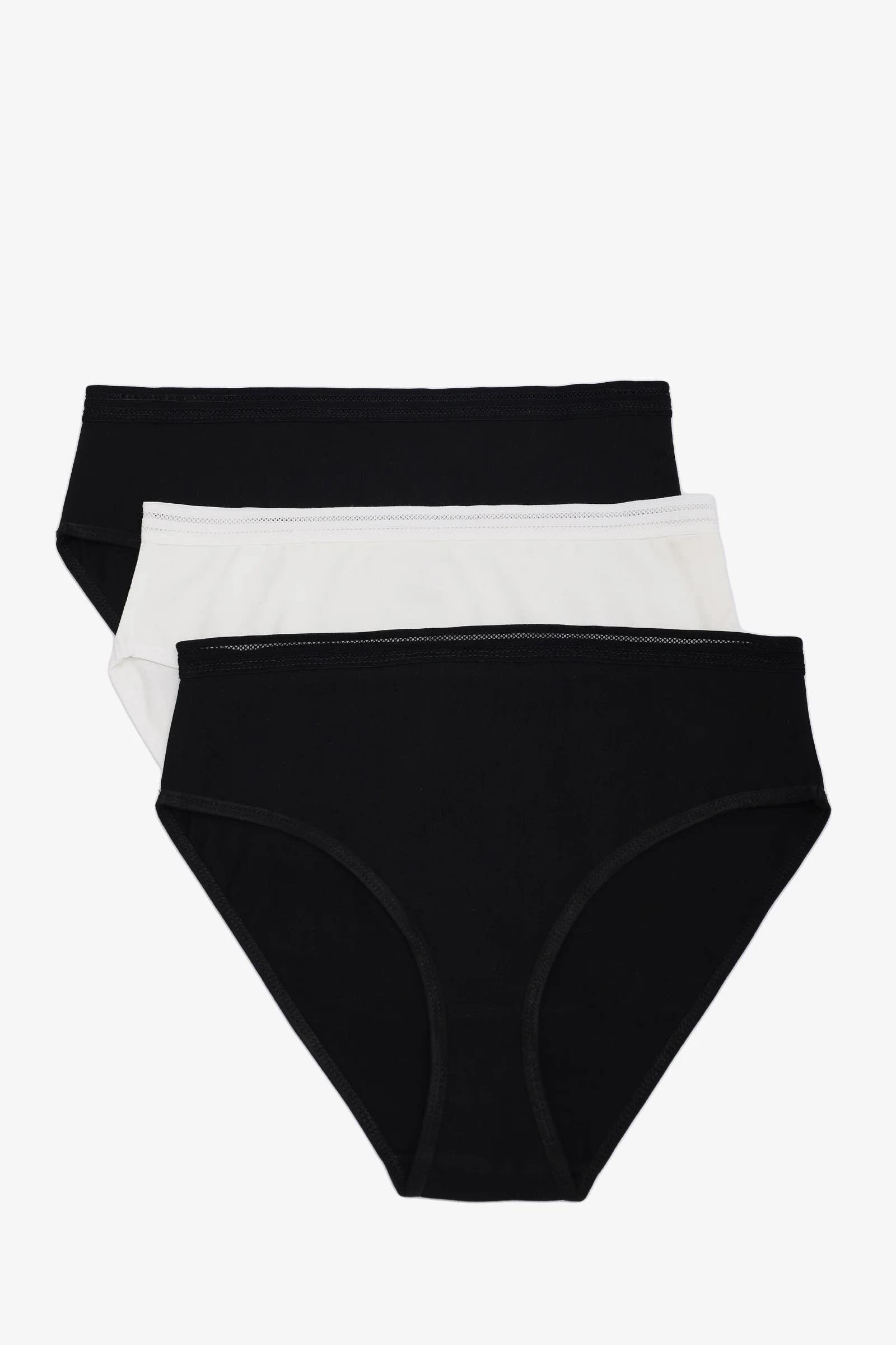 Pack of 3 Colored Full Brief Panties