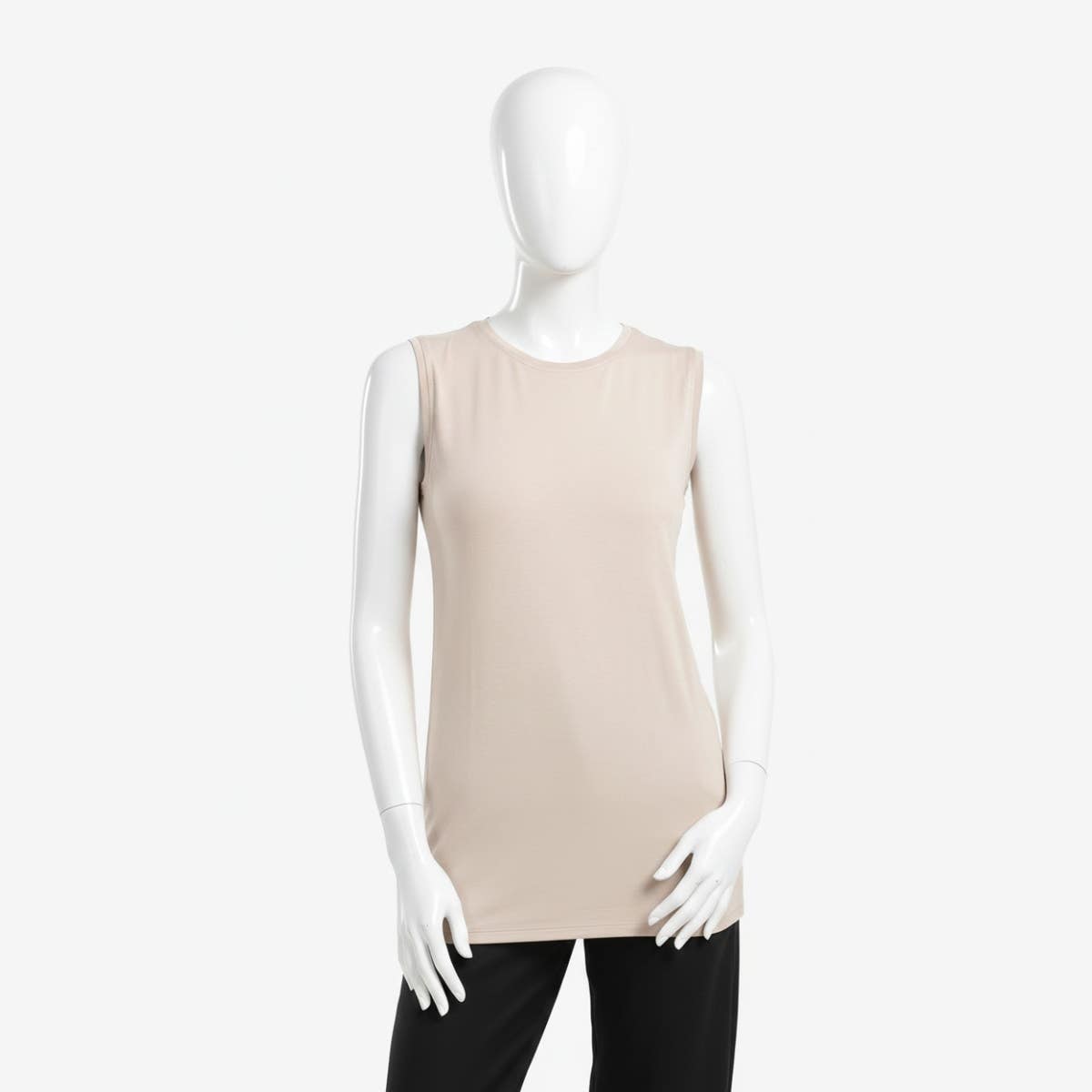 Slim Fit Sleeveless T-Shirt
