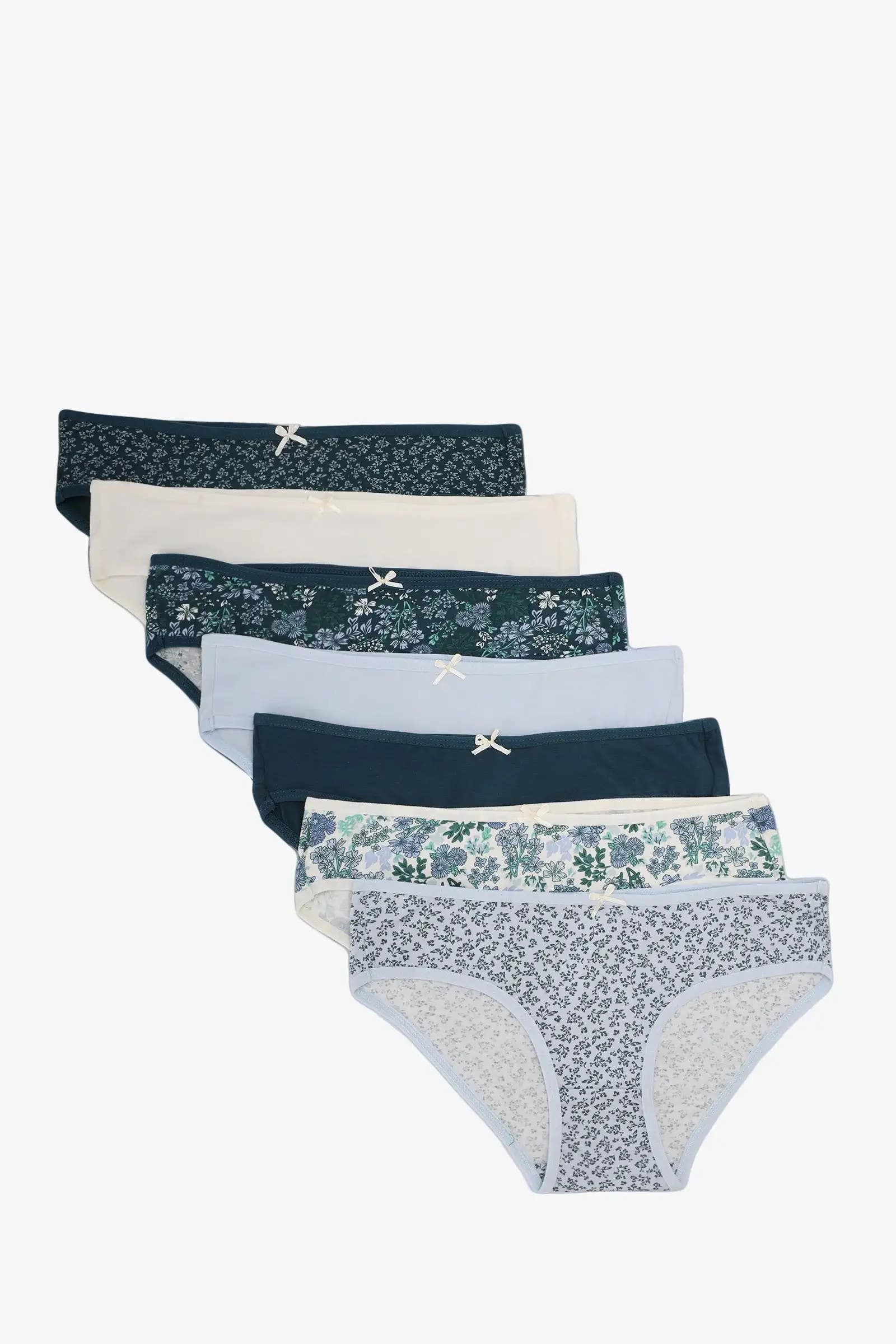 Pack of 7 Colored Bikini Panties