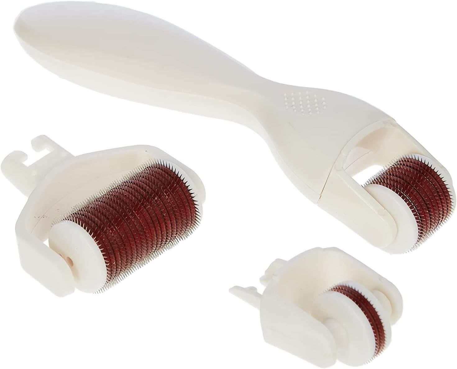 Derma Roller 4 In 1 Rolling Titanium Body (White)