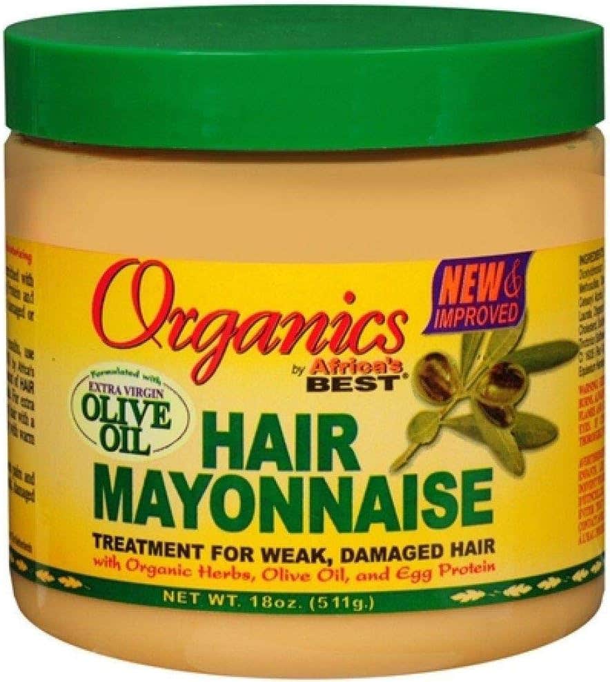 Africa's Best Organic Mayonnaise Oil for Damaged Hair, 18oz