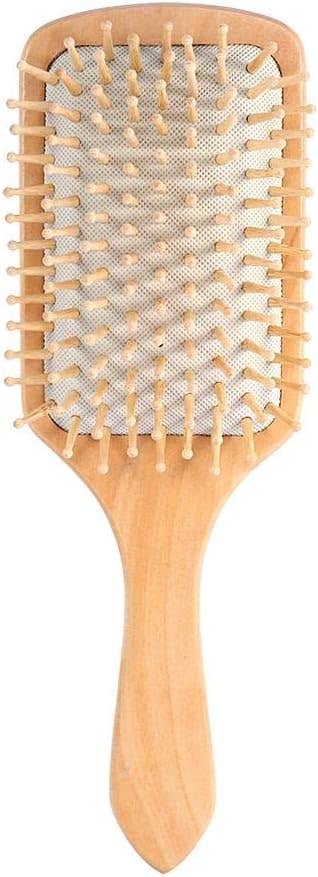Natural Wooden Anti Static Healthy Cushion Airbag Hair Care Massage Comb