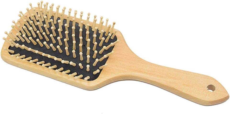 Wooden Hair Stimulate Anti-Static Comb