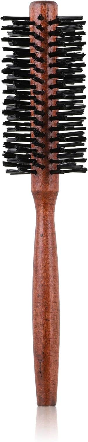 Wood Hair Dryer Brush, Brown