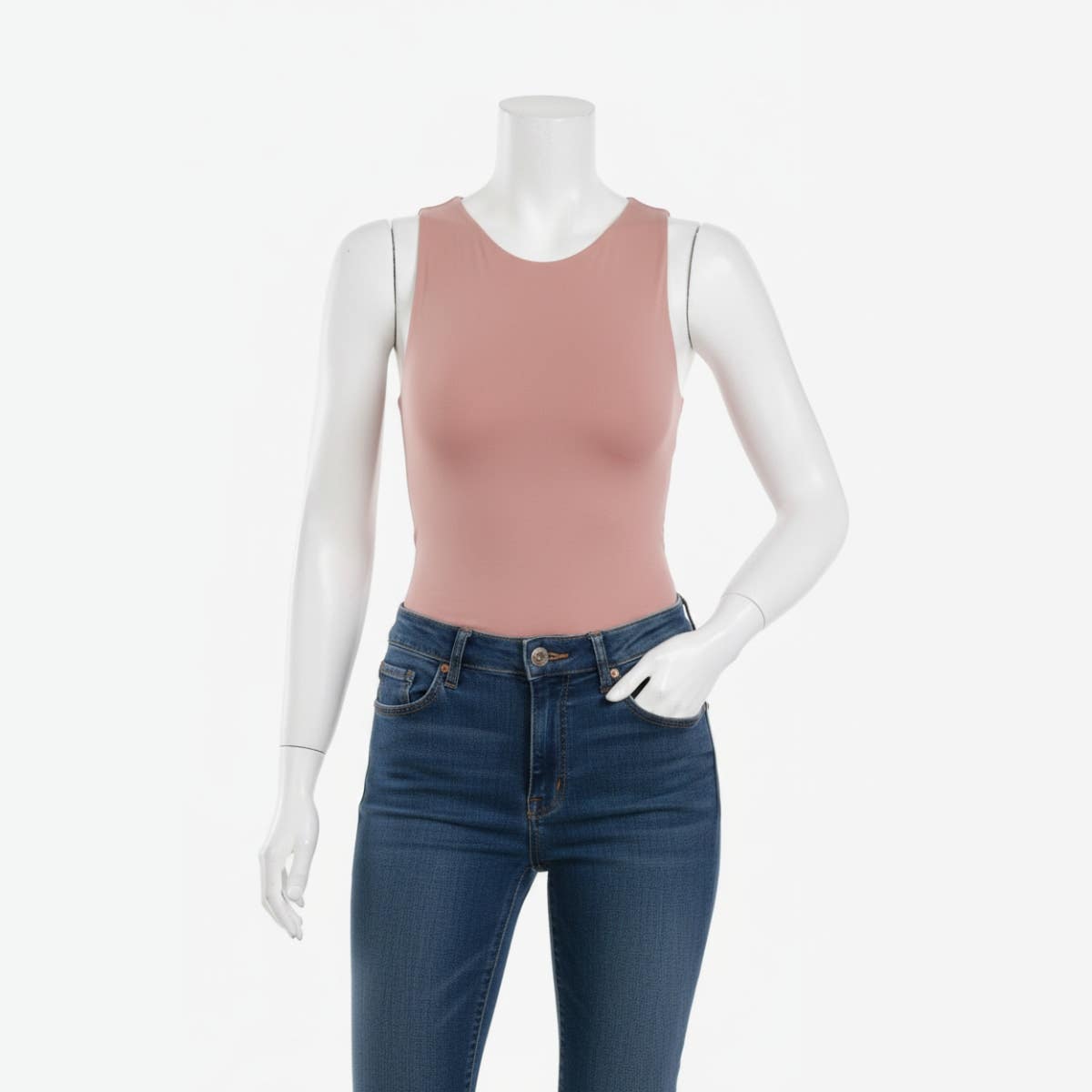 Cropped Slim Fit Top