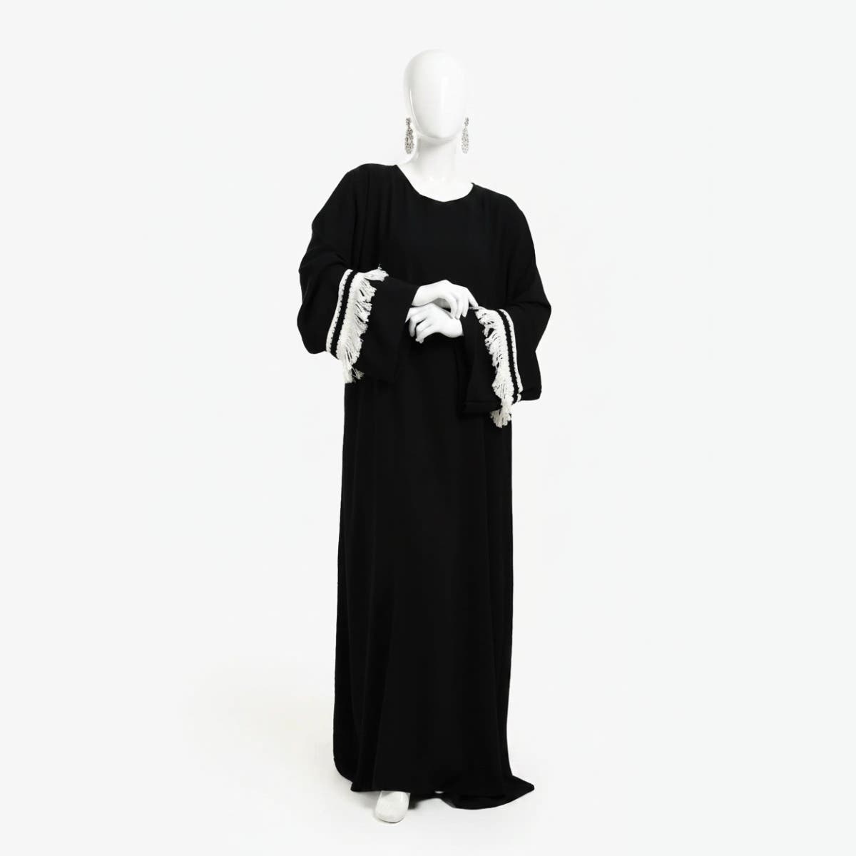 "Carinawear Elegant Prayer Isdal with White Tassels - Modest, Breathable & Full-Coverage"
