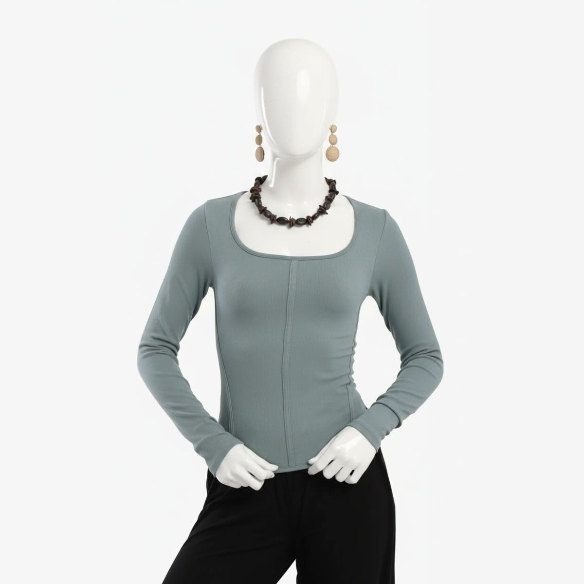 Square Neck Corset Top
