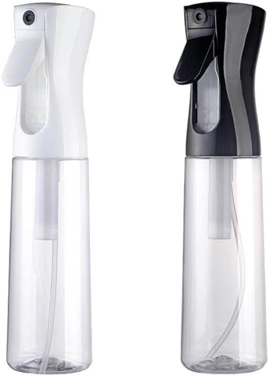 Generic Continuous Hair Mist Spray Bottle 6.8oz - Black & White