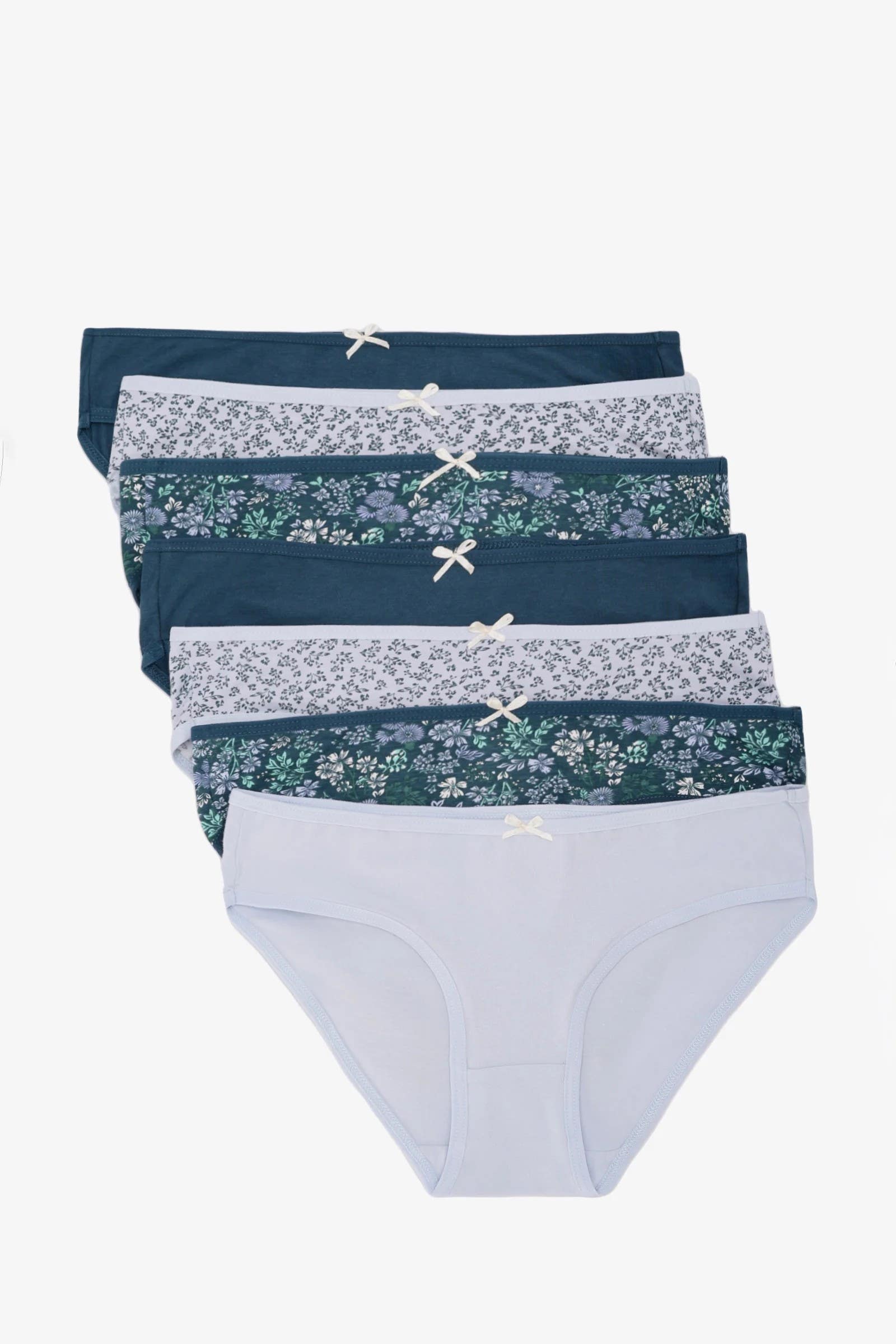 Pack of 7 Colored Bikini Panties