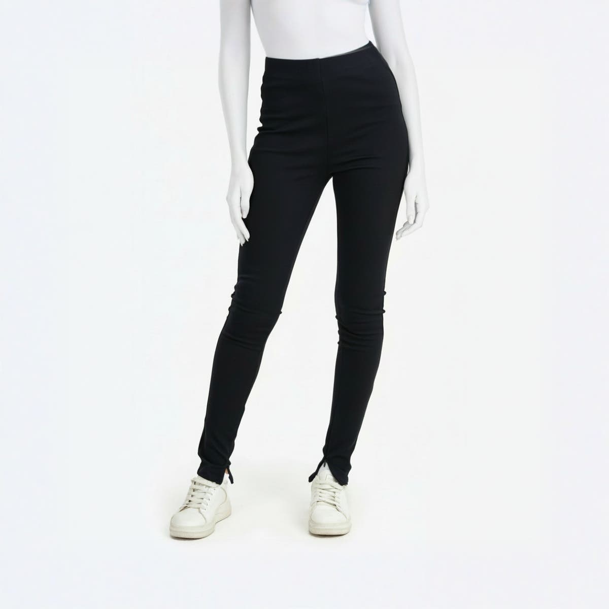 Leggings with Zipper Slits
