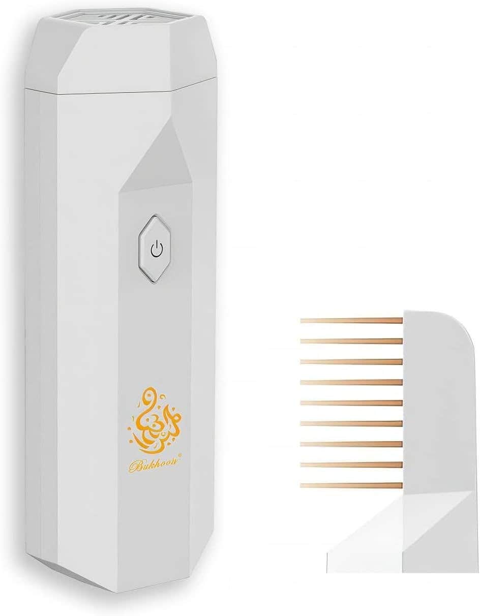 USB Rechargeable Electric Incense Burner for Aromatherapy & Meditation - White