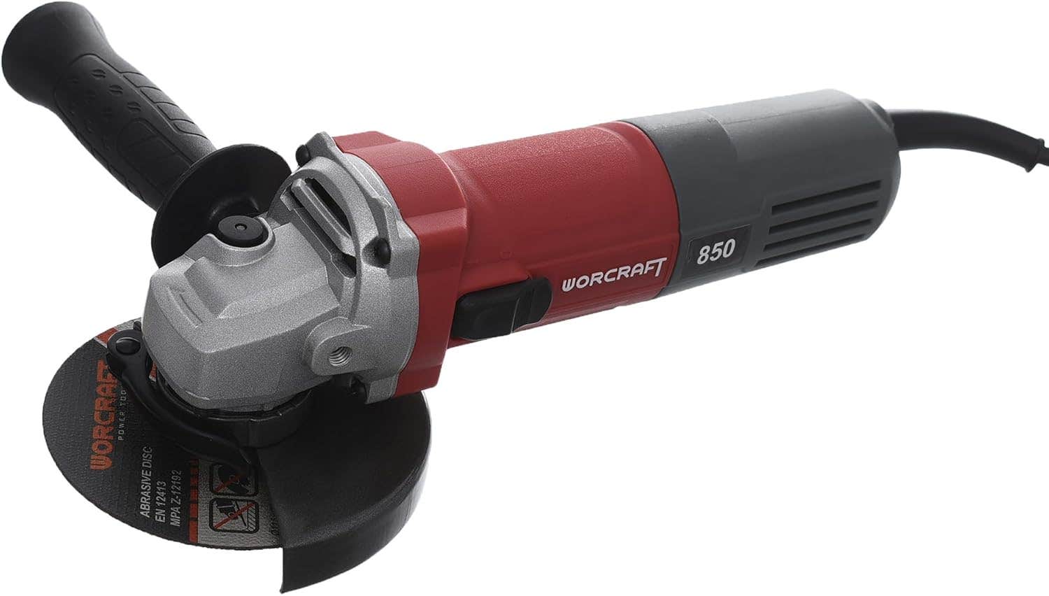 Worcraft AG08-115P 850W Angle Grinder | Corded Electric | Multicolor | 4.5 Inch