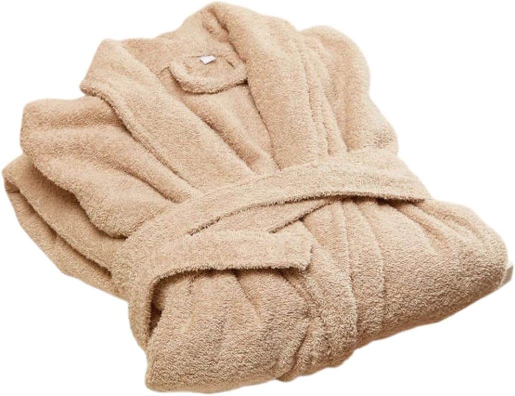 TM HOME Luxury Hotel Bathrobe - 100% Cotton, Plush Texture, Mint Green