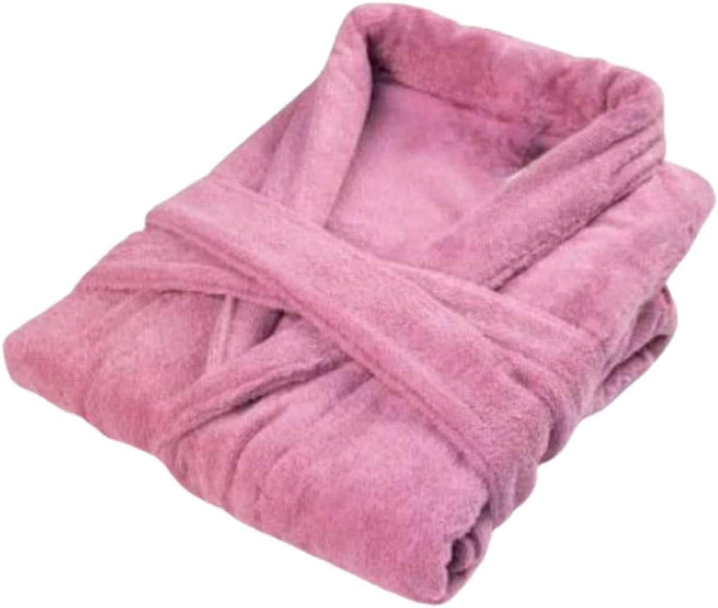 TM HOME Plush Cotton Hotel Bathrobe - Mint Green, Unisex, Luxury Spa Robe
