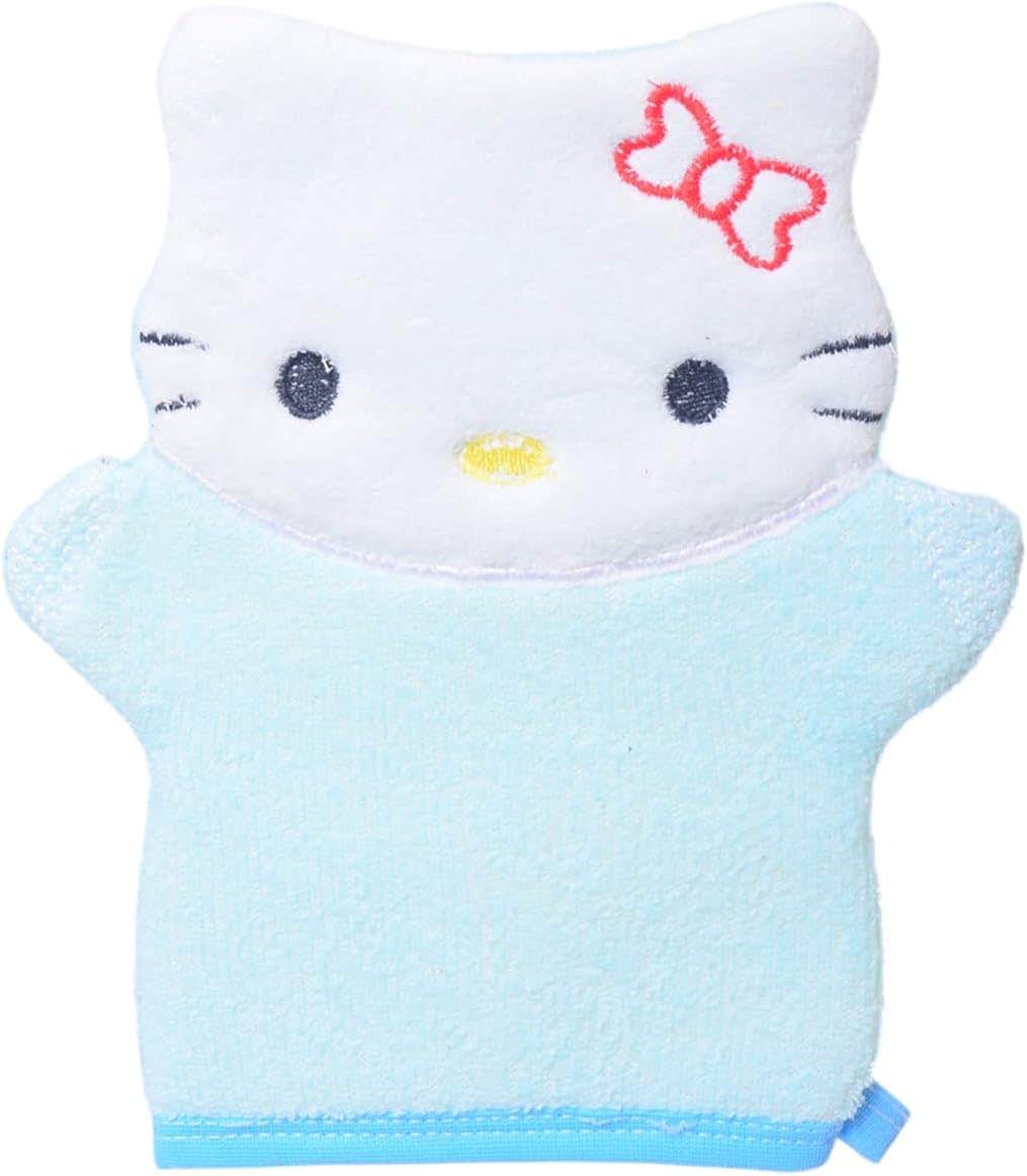 Bebeto Baby Bath Sponge, Cat Design - Light Blue