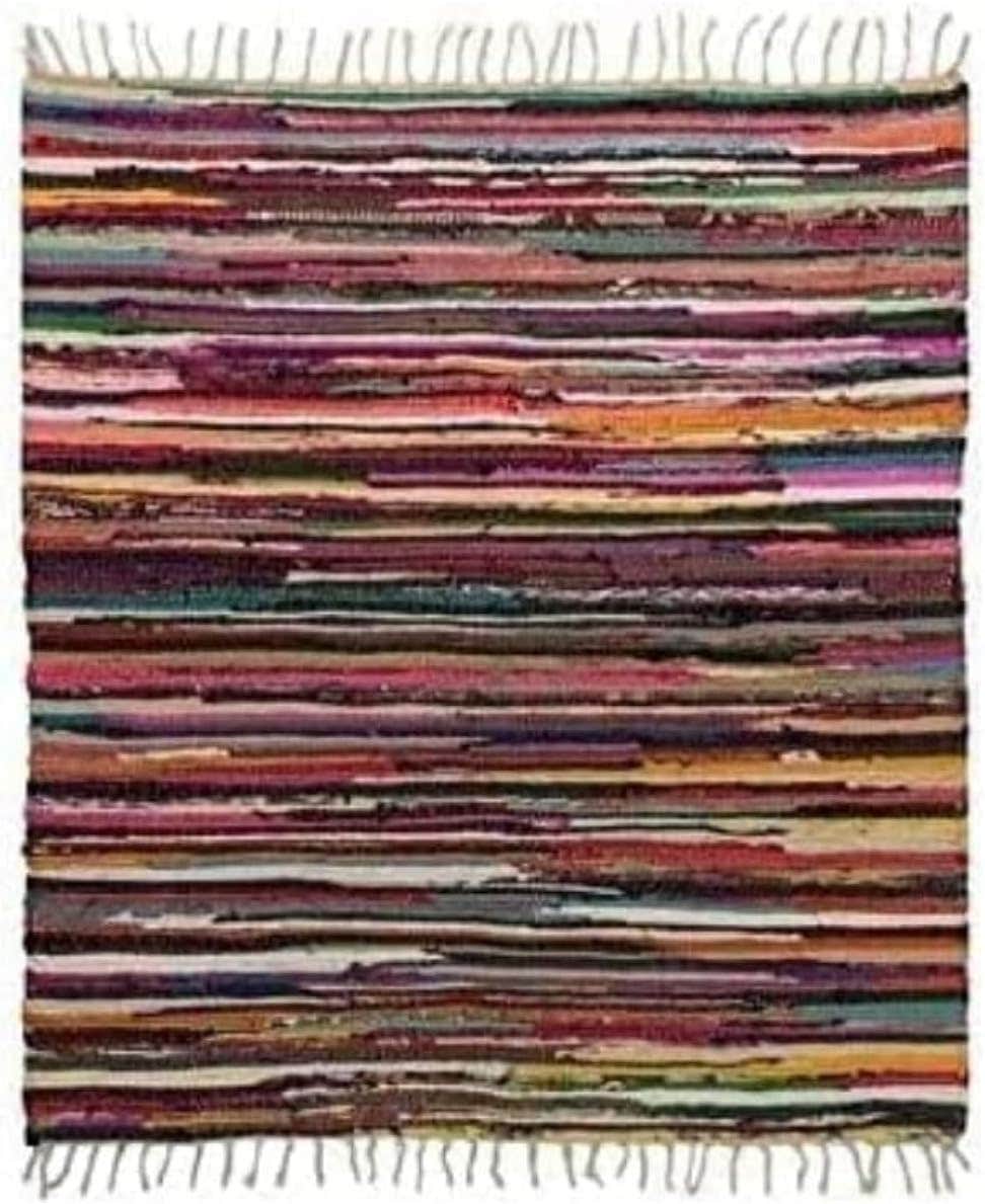 Egypt Antiques Klime Cotton DIY Area Rug, 70 cm x 190 cm Size