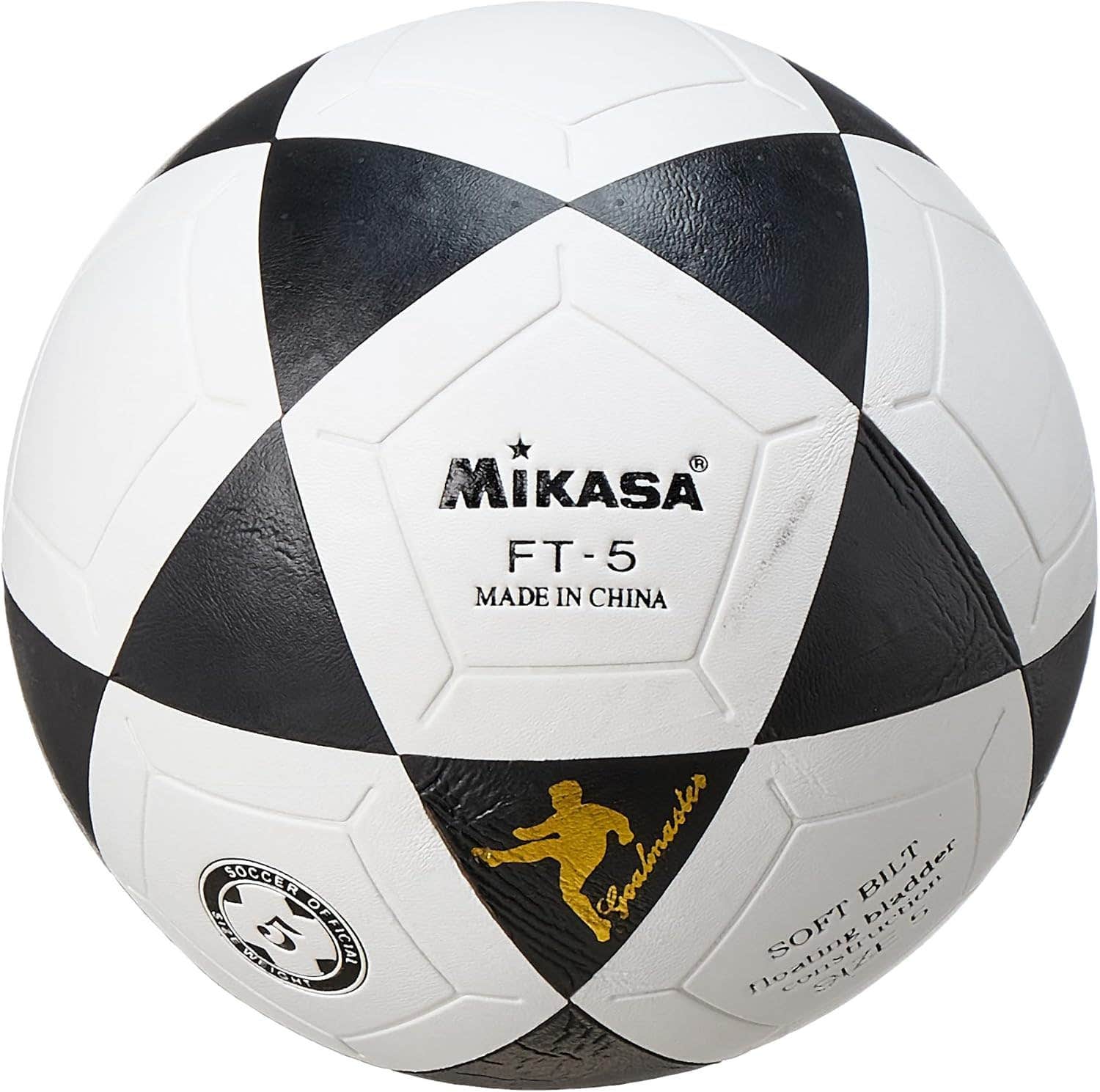 TRUE FIT®Mikasa football multi color color - size 5 - Not filled by air to avoid storage issues