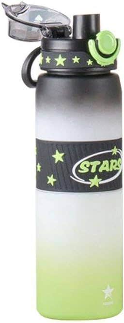 Stars Water Bottle 1 Liter Green