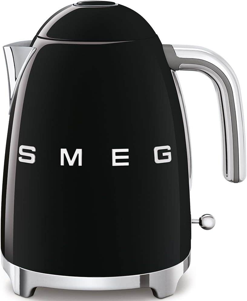 Smeg 50's Retro Style Kettle, 1.7L Capacity, Black