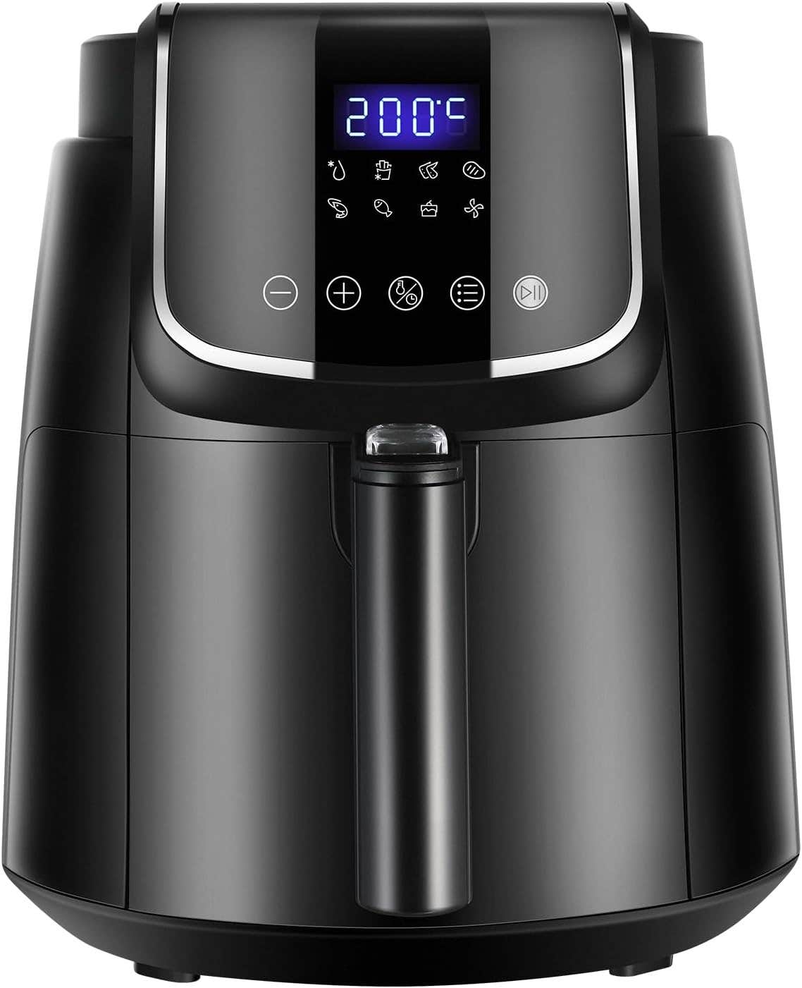 Midea 4L Digital Air Fryer - Black, 100W - Warranty Included