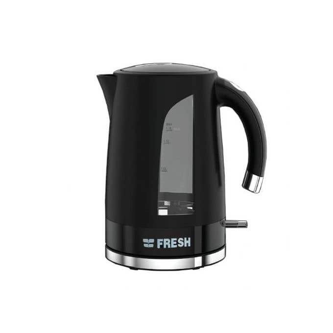 Fresh Electric Kettle 1.7 Liter - Black | Fast Heating & Safe