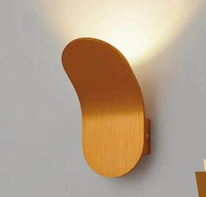 Modern White LED Wall Sconce | Luxury Feather Design | Rustproof | Bedroom, Living Room, Hallway | Generic
