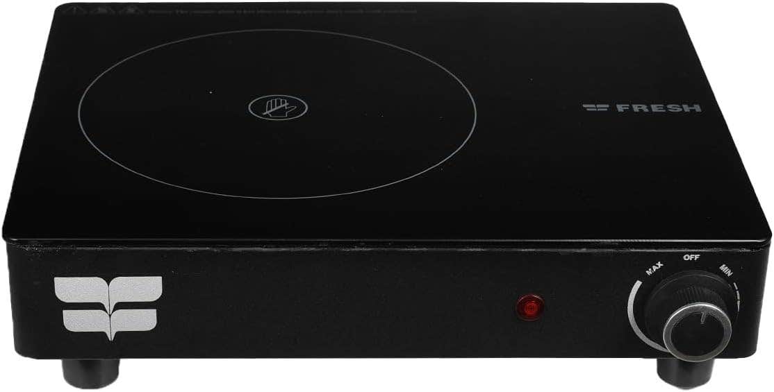 Fresh Single Eye Ceramic Hot Plate - Black, 1500W