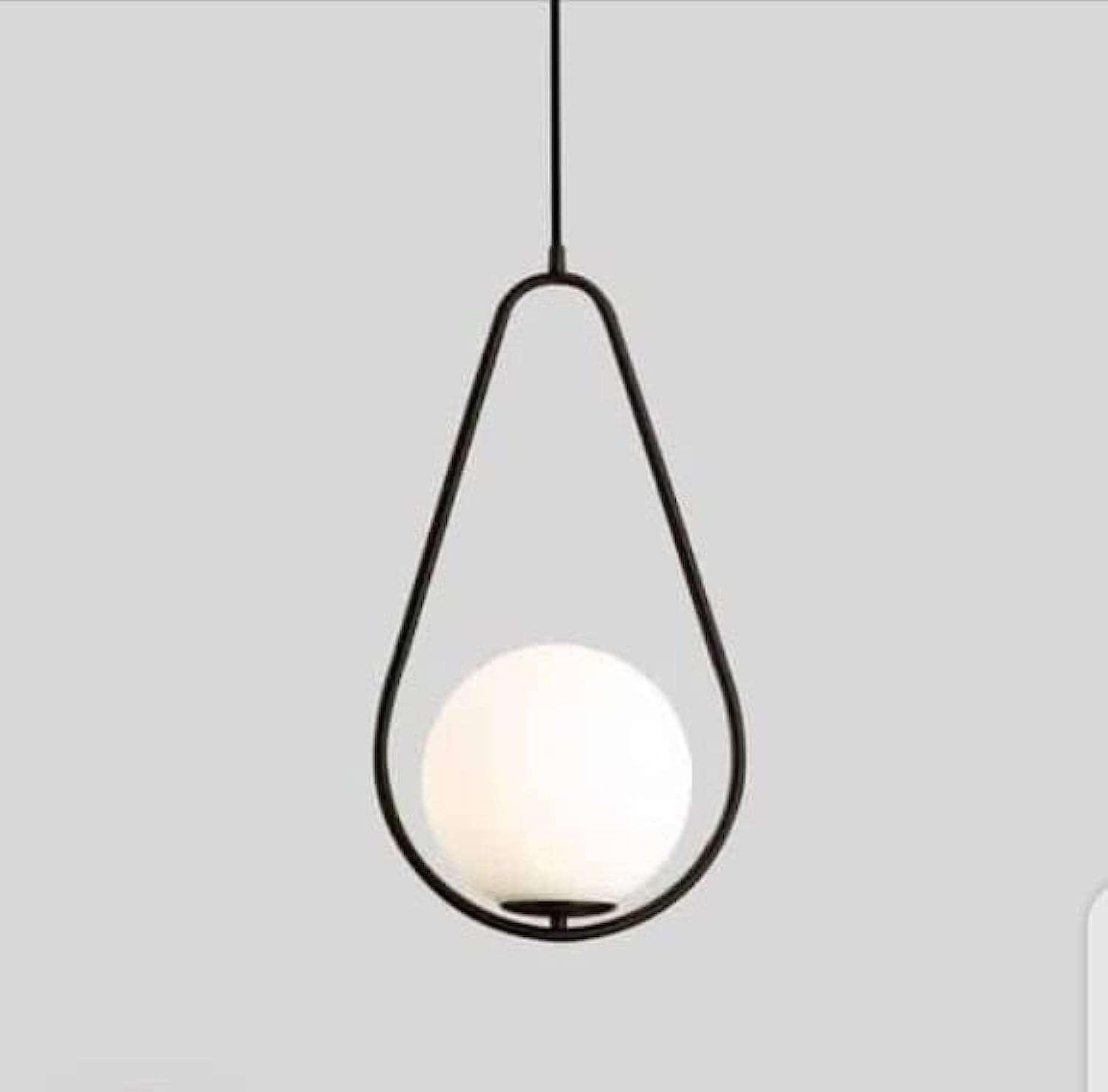 Generic Black Metal Modern Chandelier | Semi Flush Mount