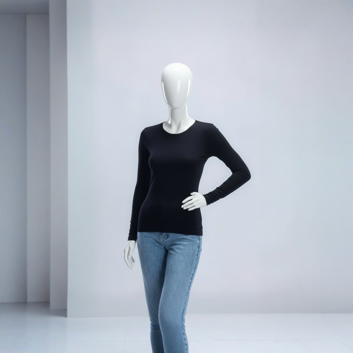 Microfiber Long Sleeves Top