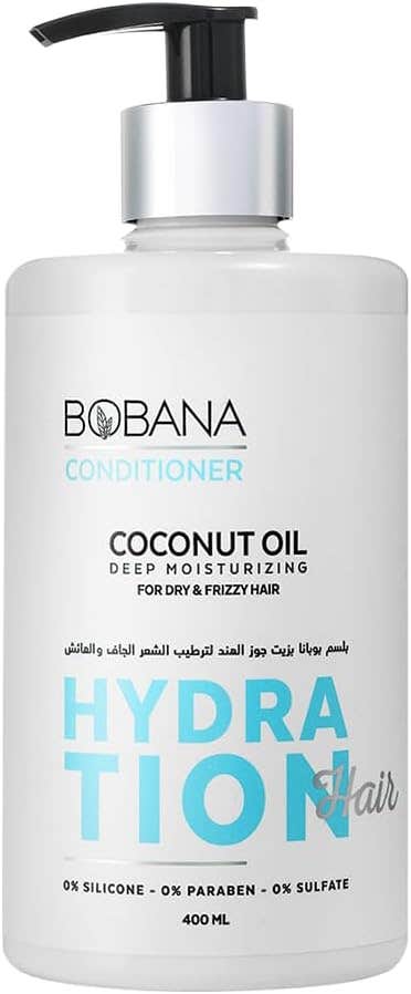 Bobana Coconut Oil Conditioner - Hydrating Moisturizer (400ml)