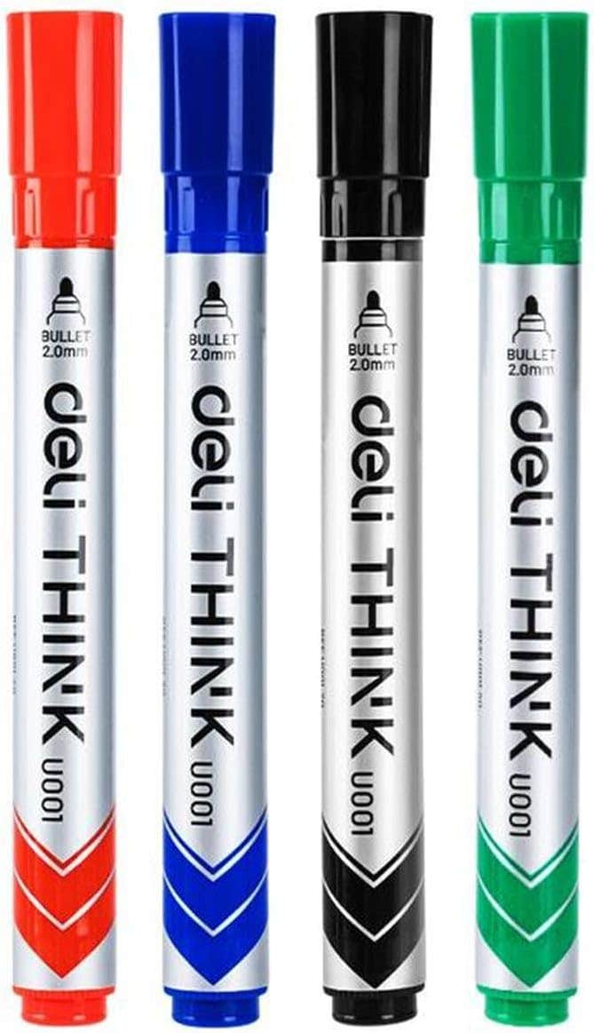 Deli Dry Erase Marker - Chisel Tip, Black Ink